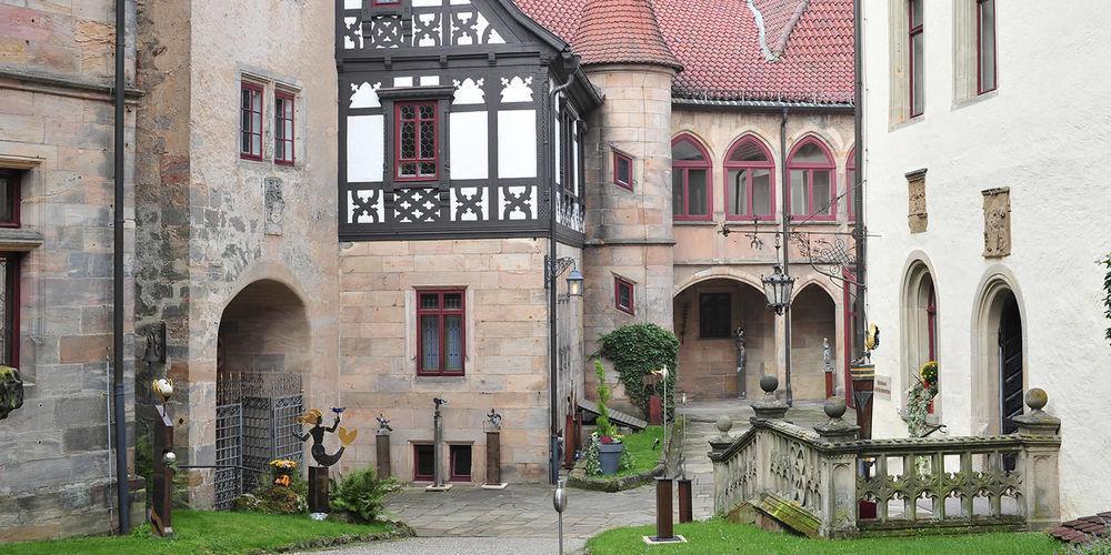 Romantik Hotel Schloss Hohenstein Ahorn  Extérieur photo